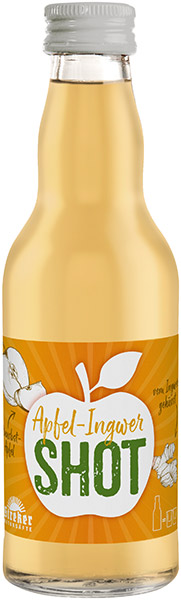Streker Apfel – Ingwer – Shot 8 x 0,2 l