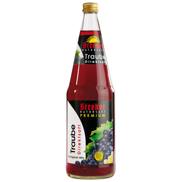 Streker Traubensaft rot 6x1,0 l