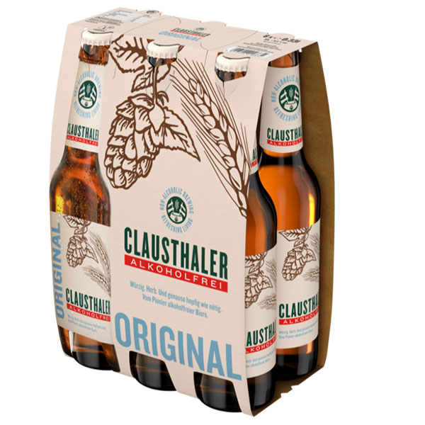 Clausthaler Original alkoholfrei 6x0,33 l