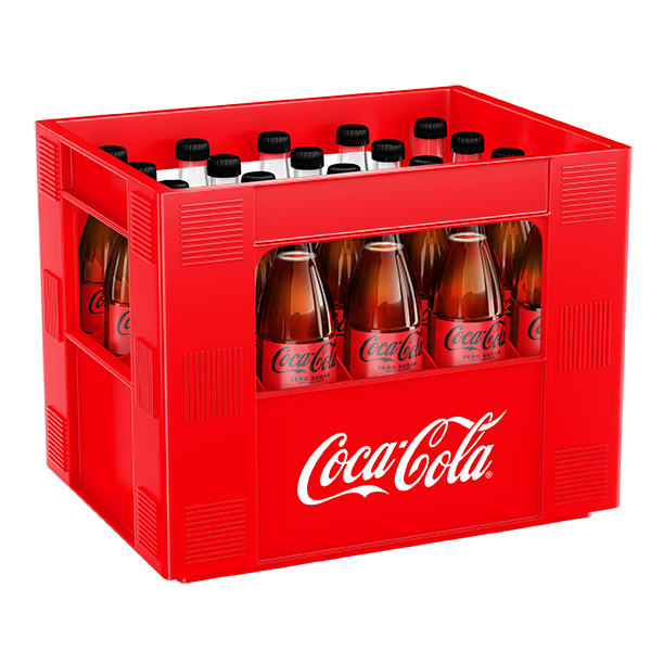 Coca Cola Zero 20x0,5 l Glas