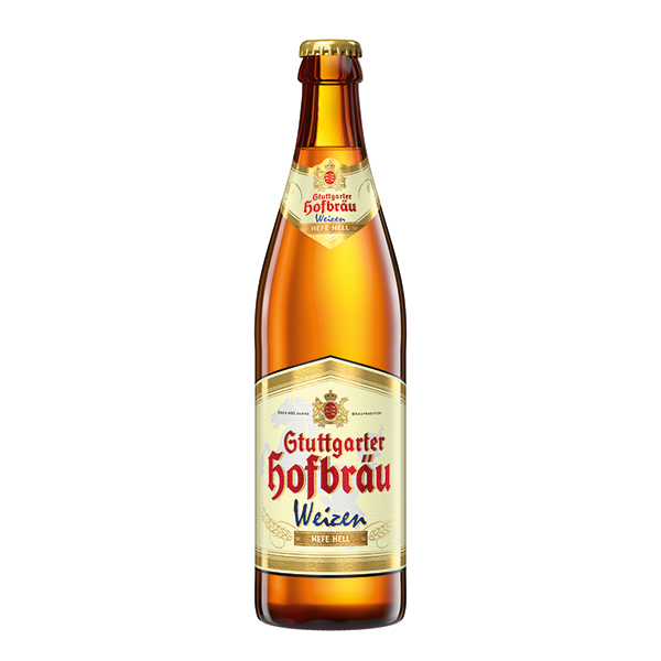 Stuttgarter Hofbräu Weizen Hefe hell 20x0,5 l