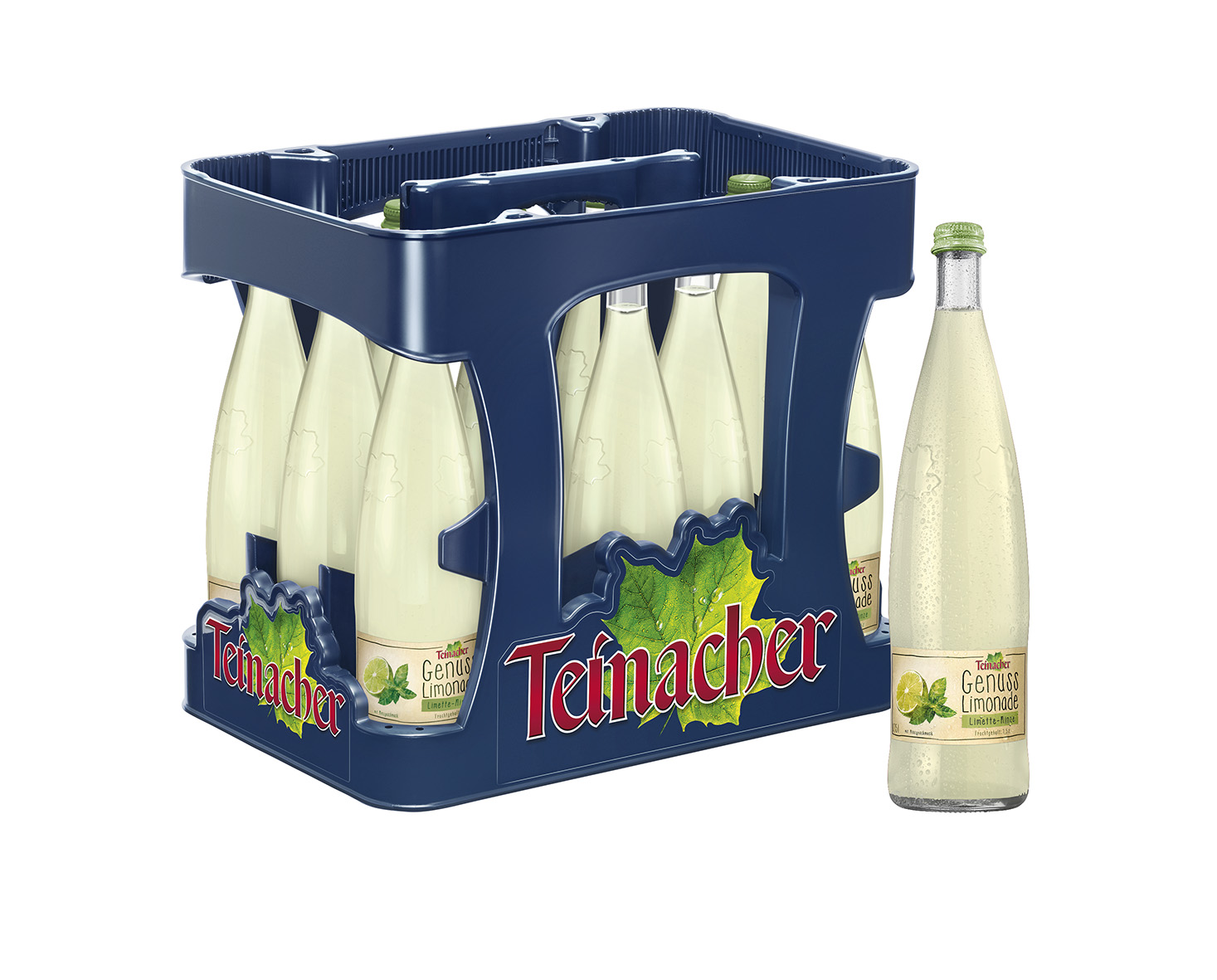 Teinacher Genuss Limonade Limette-Minze 12x0,75 l