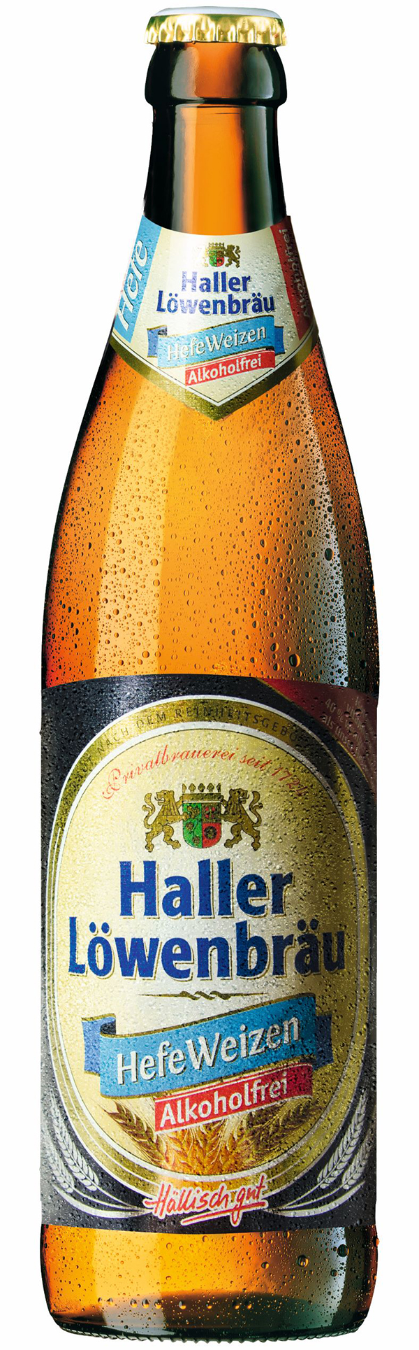 Haller Löwenbräu Hefe Weizen Alkoholfrei 20x0,5 l
