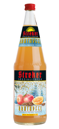 Streker Bratapfel Punsch alkoholfrei 6x1,0 l