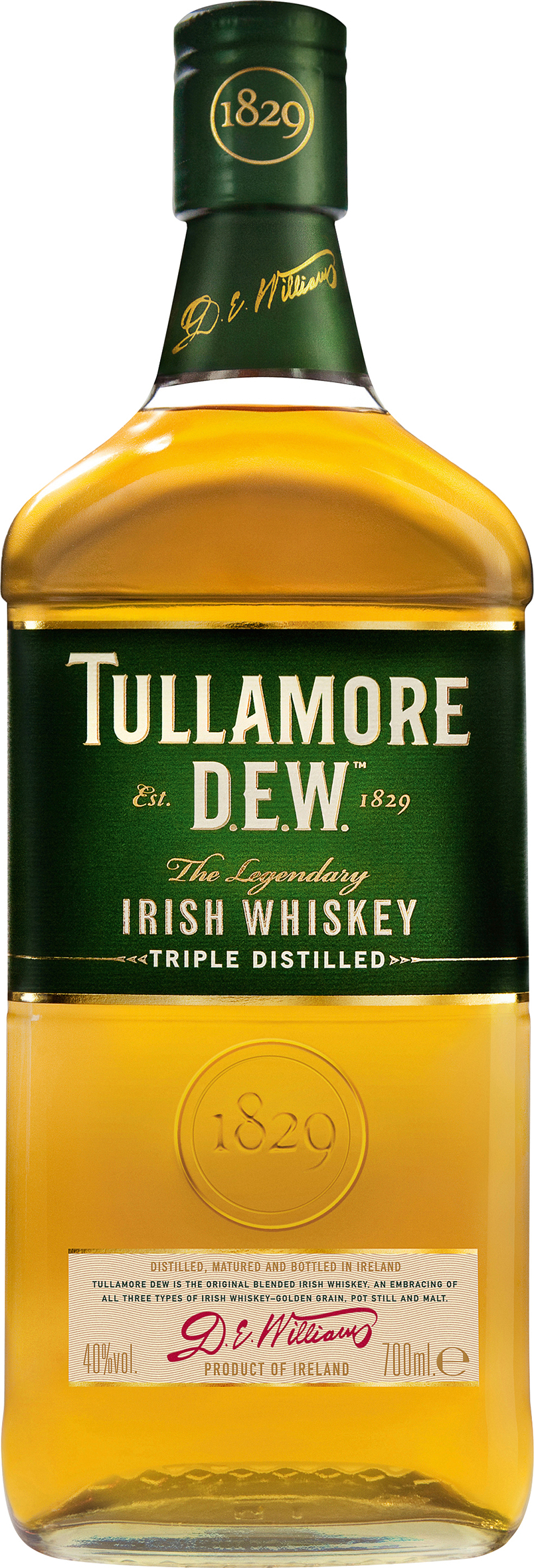 Tullamore D.E.W. Triple Distilled Irish Wiskey 0,7 l