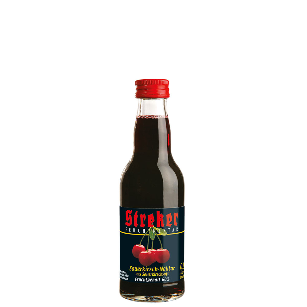 Streker Sauerkirsch-Nektar 12x0,2 l