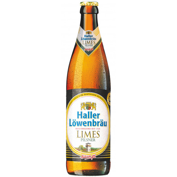 Haller Löwenbräu Limes Pilsener 20x0,5 l