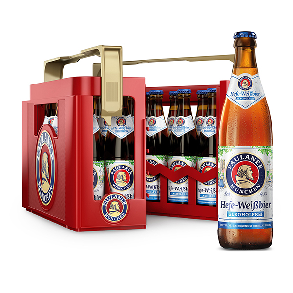 Paulaner Hefe Weißbier alkoholfrei 20x0,5 l