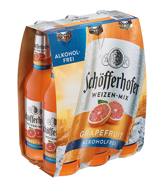 Schöfferhofer Grapefruit Alkoholfrei 6er Pack 6x0,33 l