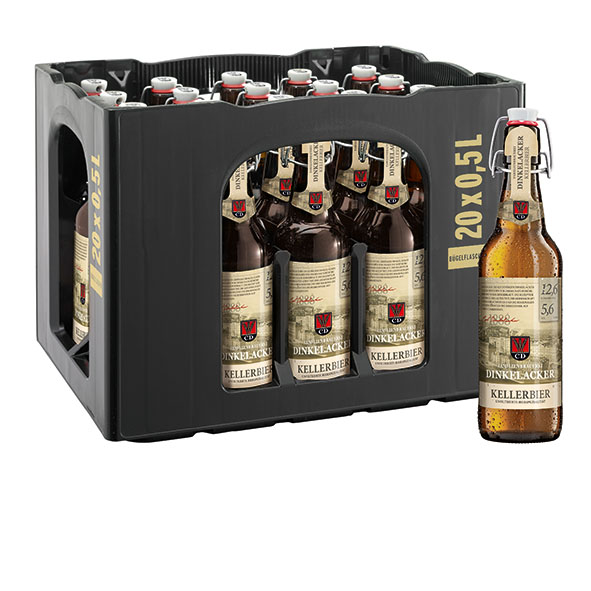 Familienbrauerei Dinkelacker Kellerbier Bügel 20x0,5l